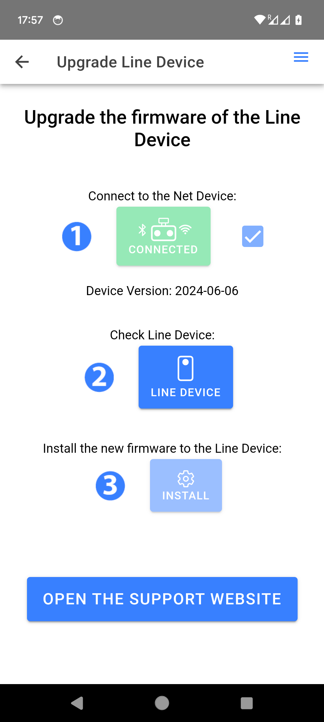 Upgrade Line Device