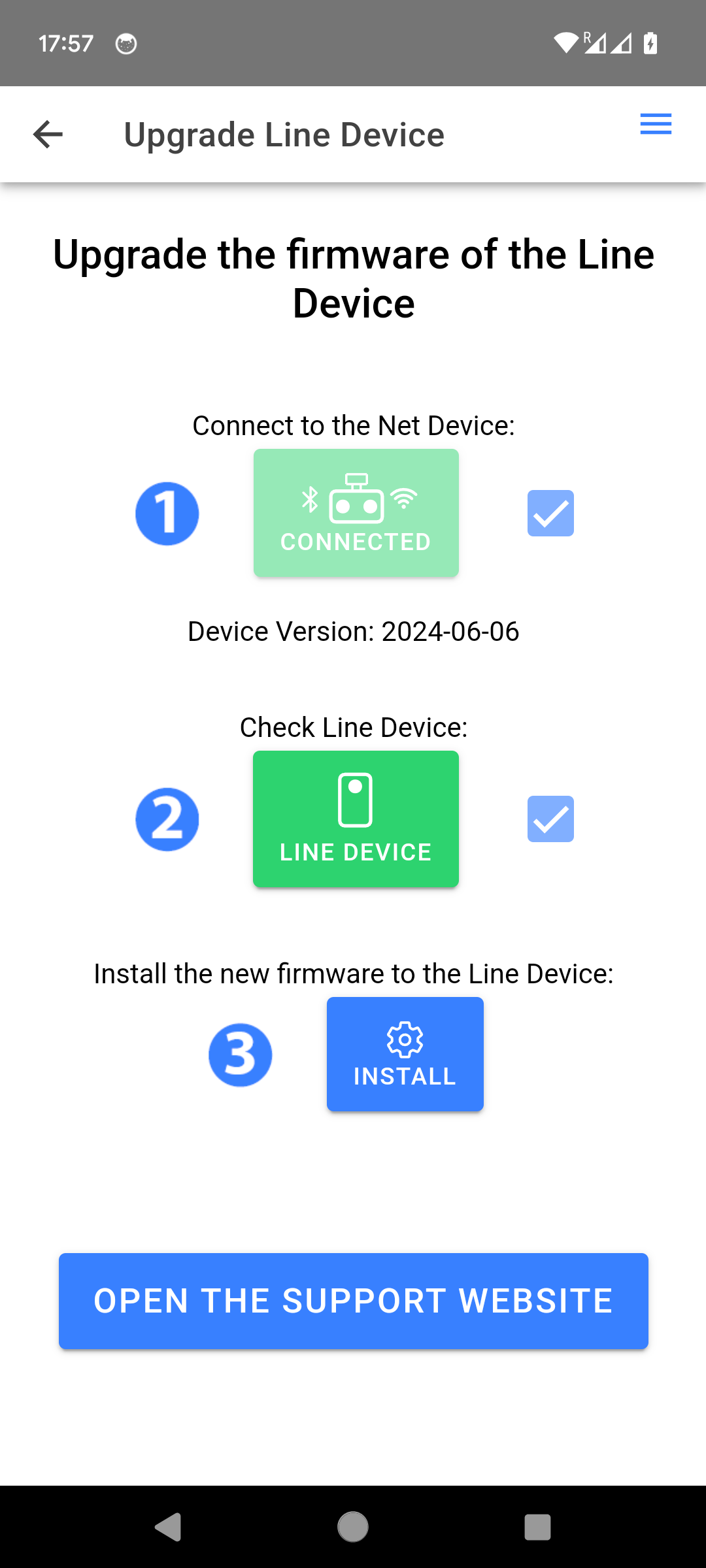 Upgrade Line Device